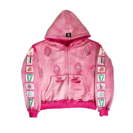 PLAYBOY PINK ZIP UP